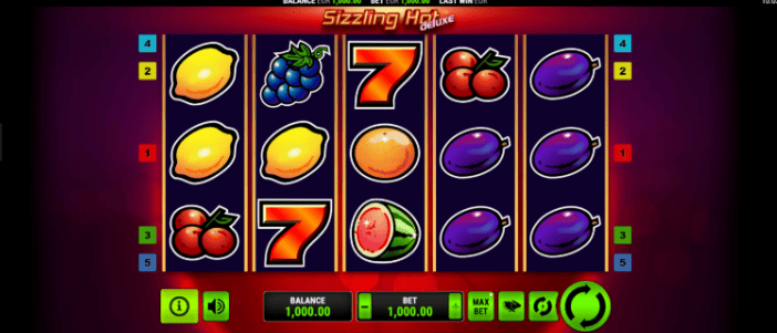 Sizzling Hot Deluxe online